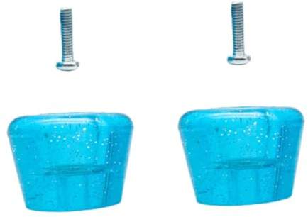 SUPVOX Freno Grande de Fácil Frenado Instalación Material PU y Metal Ruedas Azules Área para Patines Adecuado Roller