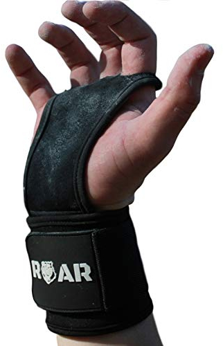 Roar® Crossfit Handschuhe, Hand Grip, Piloxing Handschuhe, Rep Ahead, Riemchen Turnen, Handschutz, Fitness, Wodies, Calisthenics, Weightlifting, Gym, Bars (M)