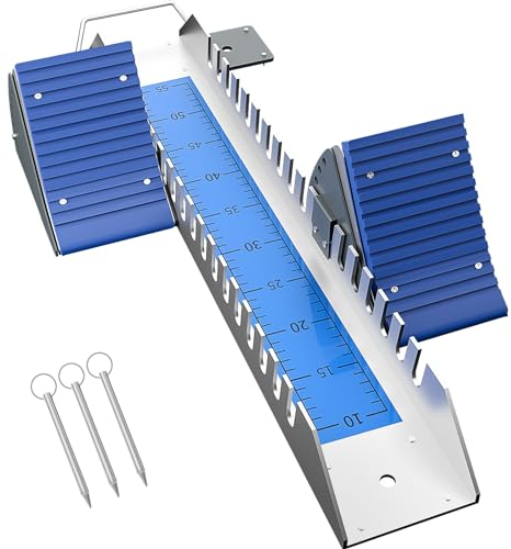 Supvision Startblock Bahn Feld Multifunktionsbahn Startblöcke für Sprinten 6 Winkel verstellbare Pedale Aluminium Laufblöcke für Leichtathletik Kunststoff Startbahn Aschenbahn