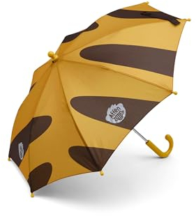 Affenzahn Unisex Kinder Tiger Regenschirme, Gelb-Braun