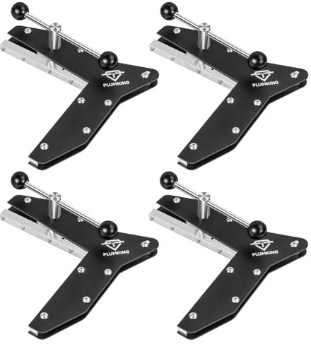 4PCS Miter Clamps for woodworking, Corner Clamps for Making Window Casing, Door Casing, Picture Frames, Cabinet Trim