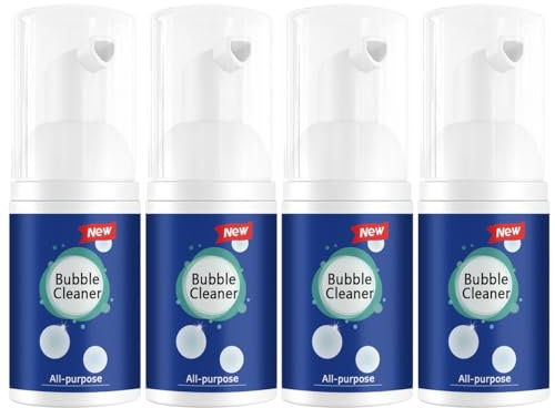 Bubbelspray, Skumspray For Köksrengöring, Kraftfull Fläckavlägsnande Skumrengöringsmedel, Sköljfri Allrengöringsspray For Kök, Ugn, Mikrovågsugn Och Kakel - Tar Bort Envisa Fläckar Och Olja(30ml,4pcs)
