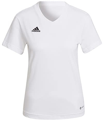 adidas Women's Entrada 22 Tee, White, XL