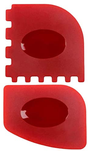 Raschietto per griglia,Set di raschietti da cucina | Raschietto da cucina per pulire padelle in ghisa, padelle, lastre, spatola dentata e bordo dritto Tanling