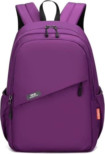 SUCIKORIO 40x30x15cm British Airways Wizzair Reiserucksack Handgepäck Flugzeug, Wasserdicht Nylon Handgepäck Travel Rucksack mit 14 Zoll Laptopfach Daypack für Damen, Herren, Reisen, Eurowings, Lila