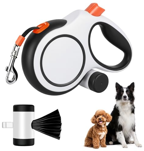Ecofocet Correa Perro Extensible 8 Metros, 360°Antienredos