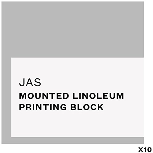 Essdee : Mounted Linoleum Printing Block : 7.5x7.5cm (APX.3x3in) : Pack of 10