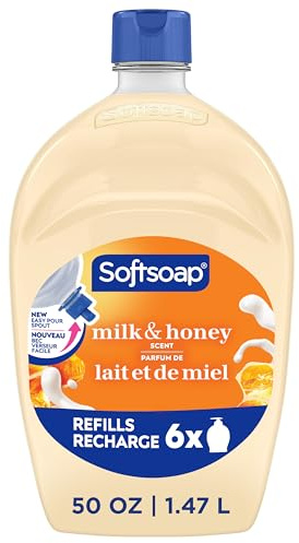 Softsoap Milk & Honey Scented, Liquid Hand Soap Refill, 50 Ounce