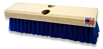 Destroyer One Year Manufacture Warranty Professional Swimming Pool Brushes Made in The USA (Deck/Acid Wash Brushes, Deck/Acid Wash Brush 10 Blue)