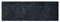 WohnDirect Magic Mat 50x150cm, Blau-Schwarz - Ultra Saugstarke, Waschbare und rutschfeste Fußmatte aus Mikrofaser - Sehr dünn, passt unter Fast Jede Türe
