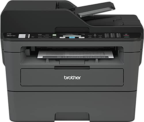 Brother MFC-L2717DW All-in-One Laser Multifunction Printer, Compact Monochrome, Print Copy Scan Fax, Auto Duplex Printing, Wireless, 2-line LCD Display, Mobile Printing, ADF, 32 ppm