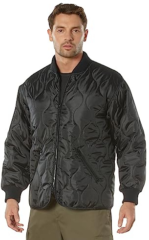 Rothco Conceal-Ops Quilted Woobie Jacket – Comfortable Discrete Carry Coat, Black, 2XL