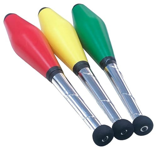 MOONDAME Jonglierstock Set Mit 3 Ultraleichten Jonglierstäben Training Der Feinmotorik Zirkus Jonglierkeulen Bühnen Jonglier Sets