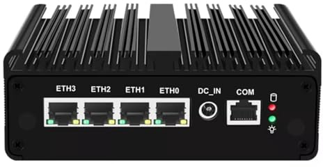 PcZinophyte N150 Mini-PC-Firewall-Router (4 Kerne, 4 Threads) 4 LAN i226-V 2,5G NVMe Lüfterloser Mini-Computer Box