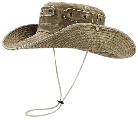 Sombrero Hombre Gorra Hombre Gorras Senderismo De Pescador Ropa Roja Australiano Protección Cuello Playa Mujer Plana Hat Gorro con Mosquitera Trekking ala Ancha Explorador Vaquero Bone Homem Bucket