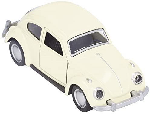 Sonew Vintage : 36 Modèle de Voiture en Métal moulé sous Pression avec Fonction de Retrait – Jouet pour Enfants, Grands Collectionneurs (Beige)