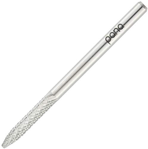Pana 3/32 Under Nail Cleaner Safety Nail Carbide Bit - for Electric Dremel Drill Machine (Extra Fine, Silver)