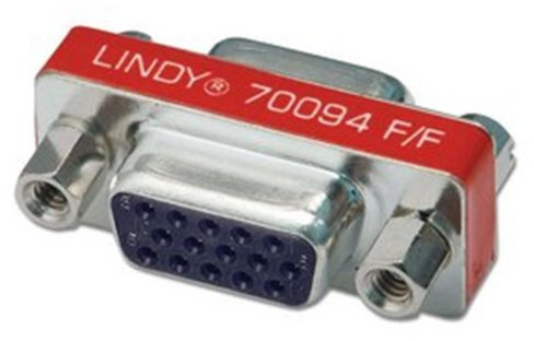Lindy Mini Gender Changer 15 HD FM/FM, female/female, 15HD, 15HD