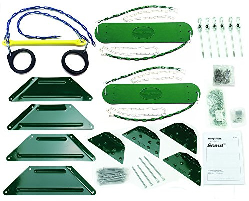 Swing-N-Slide Scout Custom DIY Play Set Hardware Kit (wood not included) Brown