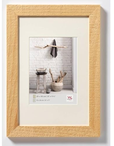 walther design tavelram natur 30 x 45 cm med passepartout, Hem träram HO045H