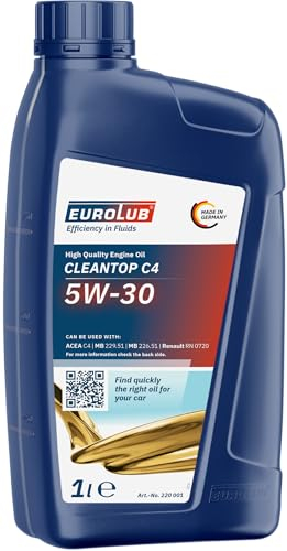 EUROLUB CLEANTOP C4 SAE 5W-30 Motoröl, 1 Liter