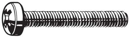 M5-0.8 x 12 mm. Cheese Head Slotted Machine Screw, 25 pk.