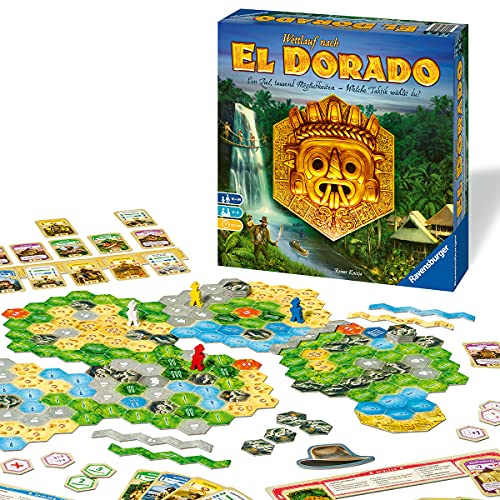 Ravensburger 26720, EL Dorado, Strategiespiel, Spiel für Erwachsene und Kinder von 10, 99 Jahren, Taktikspiel geeignet für 2-4 Spieler, Gelb