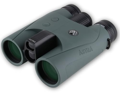 Astra Optix HBX1600B 10x42 1760 Yard Laser Rangefinder Binocular for Hunting, Shooting and Golf with Built-in Ballistics, Bright HD LCD, Fast 0.1s and Accurate +/1 yd. Ranging