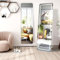 Depuley Standspiegel mit Beleuchtung, Wandspiegel 160x50cm, HD Standspiegel ganzkörperspiegel mit 3 Lichtfarbe, Dimmbar, Touchschalter, Modern stehspiegel für Wohnzimmer Schlafzimmer Ankleidezimme