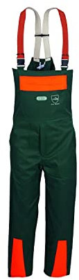Watex Schnittschutzlatzhose Schnittschutzhose Forsthose Forest-Jack, gr?n/Leuchtorange