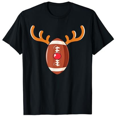 American Football Rentier Weihnachtsoutfit American Football T-Shirt