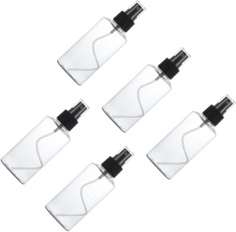 minkissy 5 Pezzi 150 Ml Flacone Spray A Spalla Obliqua Ricaricabile Per Cosmetici Bottiglia Di Stoccaggio Di Profumi Fine Craft