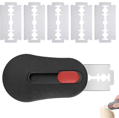 Bäckermesser Brot Schneide Werkzeug Teigmesser Mit 5pcs Rasierklinge, Brot Einschneidemesser Bread Lame Cutter Tragbarer Brotbackmesser Brot Backen Zubehör Für Das Heimrestaurant 7x4cm