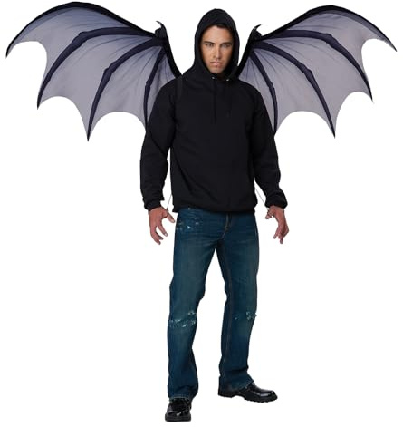 California Costumes, Moving Cosplay Wings: Gray Vampire Monster