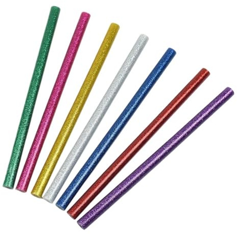 14 st färgade glitter smältlimstift 7 färger 11 * 200 mm limstift for konsthantverk