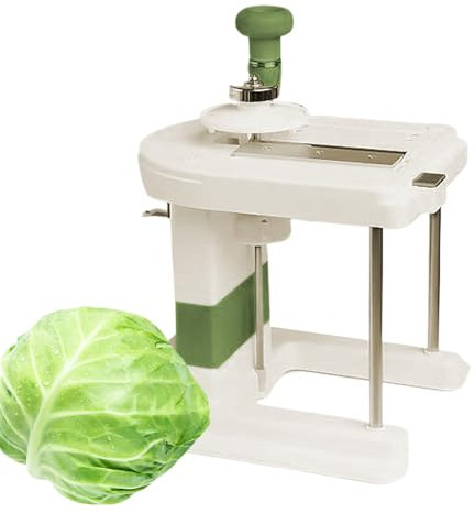 Affettatrice per cavoli, strumento manuale per tagliare verdure, lama in acciaio inox, trituratore portatile per alimenti, macchina per insalata compatta utilizzata in cucina, preparazione, casa