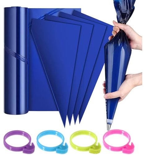 WishesMar 30 Pezzi Extra Grandi sac a Poche USA e Getta Icing Sacchetti 52 cm - Addensato Sacca Pasticceria Monouso per Biscotti, Cupcakes, Torta Decorazione