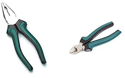 Brüder Mannesmann M10956 Werkstatt Seitenschneider 160mm & Mannesmann Kombizange 6, M10936