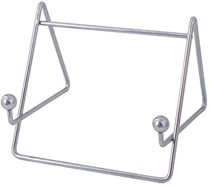 ARFUKA Leseständer Buchständer Kochbuchhalter Buchstütz Rezepthalter Displayständer aus Edelstahl für Rezept, Lehrbuch, Dokument, Musikbuch und Tablets