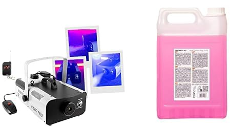 Machine à fumée F1500 PRO & SMOKE5L-HD - IBIZA - Liquido per macchine del fumo ad alta densità - 5 litri