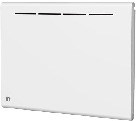 BESTHERM - Radiateur électrique fixe à inertie sèche céramique 1000W Bestherm ATLAS horizontal blanc