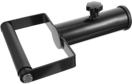 Kisangel Non-Slip Barbell Handle Attachment for Core and Shoulder Muscle Exercise Steel Fitness Grip for Home and Gym Training