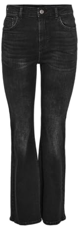 Noisy may Nmkareen Hw Flare Leg Az423bl Noos, Jean Noir, 29W / 30L Femmes