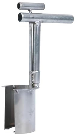 Herramienta para Plantar bulbos, plantador de bulbos de Mango Largo, plantador de Base Dentada, trasplantador de bulbos de jardinería, Agarre ergonómico de Mango Largo para un Mejor Control para