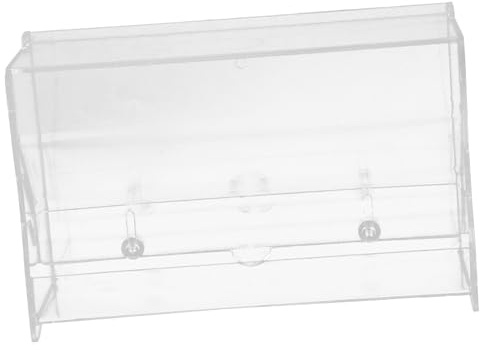 VICASKY Mangeoire pour Poules Transparente Et Multi-usages Distributeur Automatique Aliments pour Volailles Boîte De Nourriture Pratique