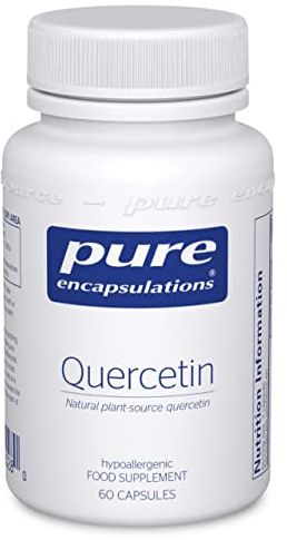 Pure Encapsulations Quercetin 250mg - Natural Plant-Source Pure Quercetin Supplement - Promotes Immune Support, Cardiometabolic Health and Overall Cellular Health - 60 Vegetarian Capsules
