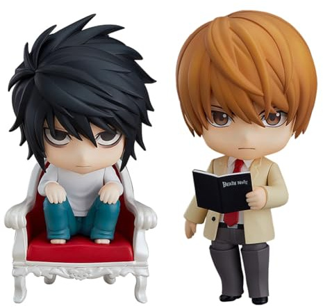 Xinchangda Figure della Morte, Light Yagami Anime Statue Statue Testa intercambiabile Pvc L Statuetta d'azione Regali di compleanno per i fan