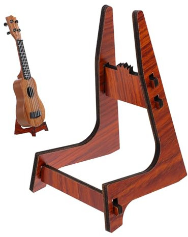 ifundom Praktischer Abnehmbarer Holzständer Für Ukulele Und Violine Stabil Langlebig Für Aufbewahrung Und Präsentation Von Musikinstrumenten