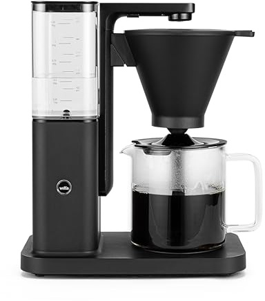 Wilfa Zense Filterkaffeemaschine - 1,25L abnehmbarer Wassertank - Warmhaltefunktion - Automatischer Tropfstopp & Auto-Abschaltung (schwarz)