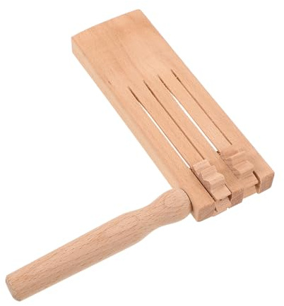 Milisten Matracas De Madera para Hacer Ruido Sonajero Giratorio para Eventos Deportivos Graduaciones y Celebraciones Navideñas Juguetes Mexicanos para Animar